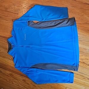 Columbia fleece blue & gray size S